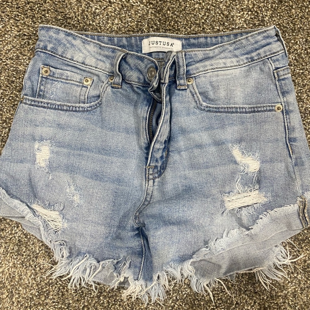 Light blue Jean shorts